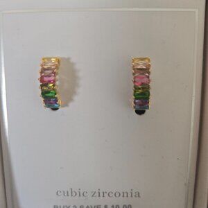 Brand new, never worn 🌈 cubic zirconia cuffs